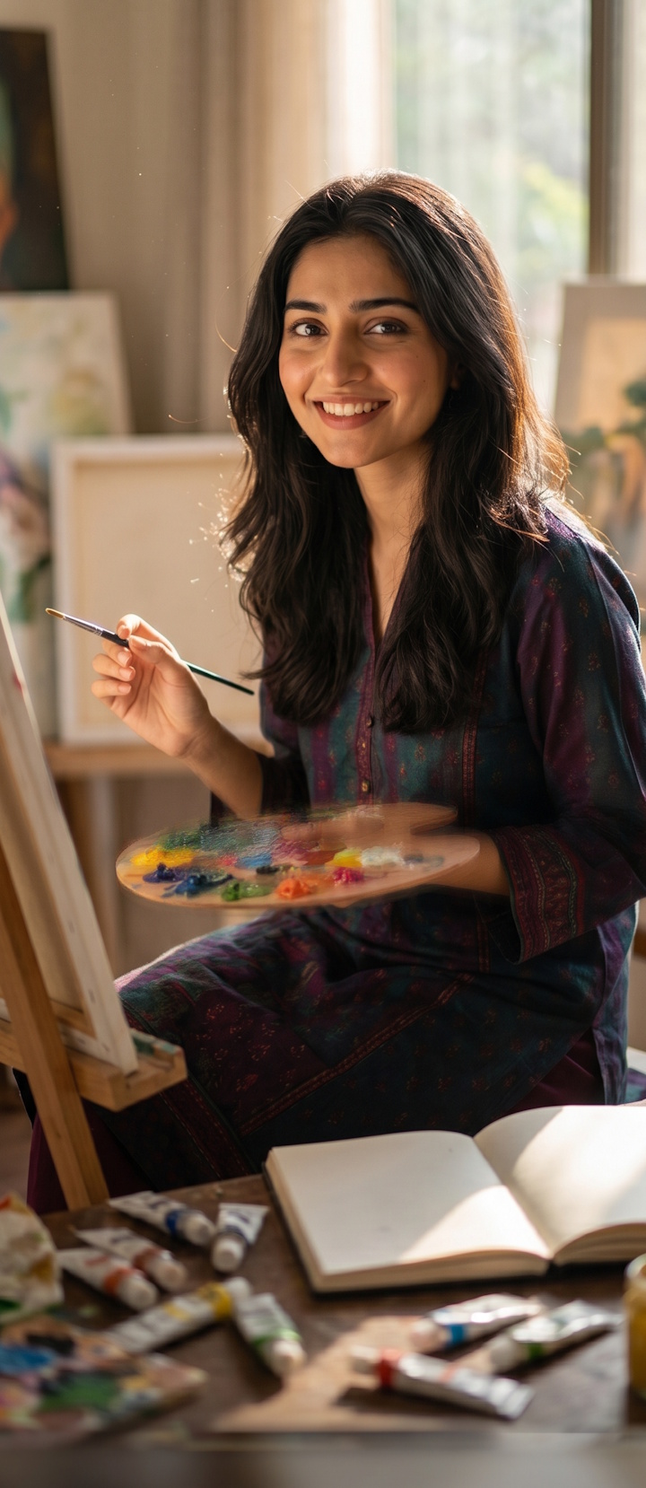 Zoya, artist from Karachi